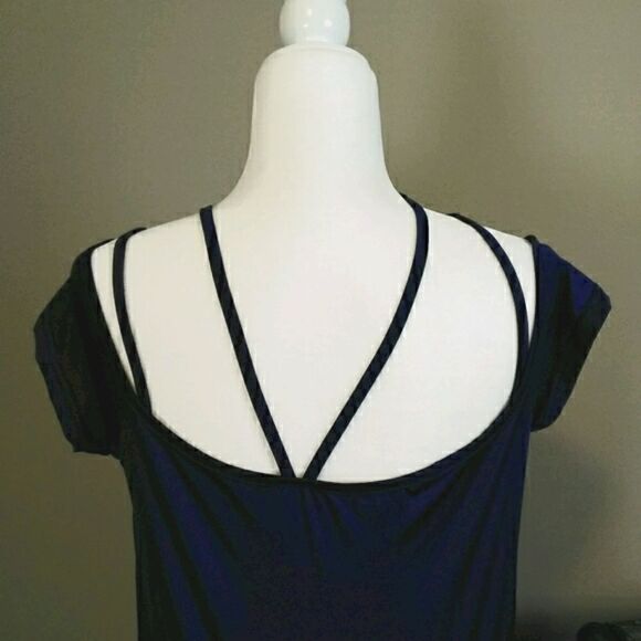 Navy blue top Sz S - Picture 4 of 6